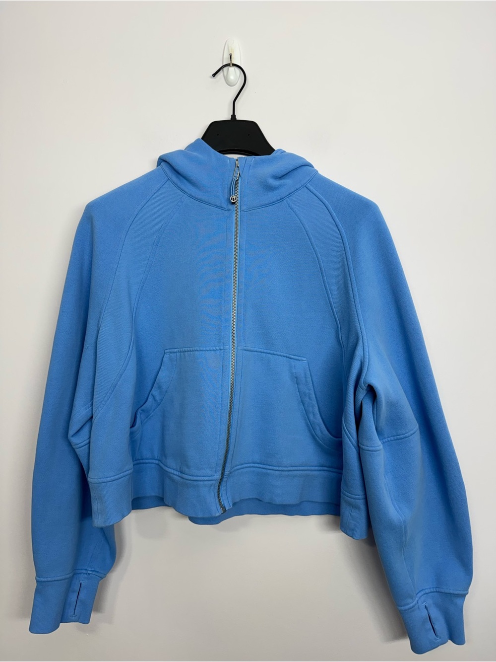 197: Lululemon Scuba Oversized Full-Zip Hoodie Aero Blue Size XL/XXL